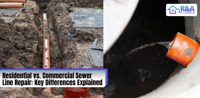 Residential vs. Commercial Sewer Line Repair: Key Differences Explained | R&A Plumbing